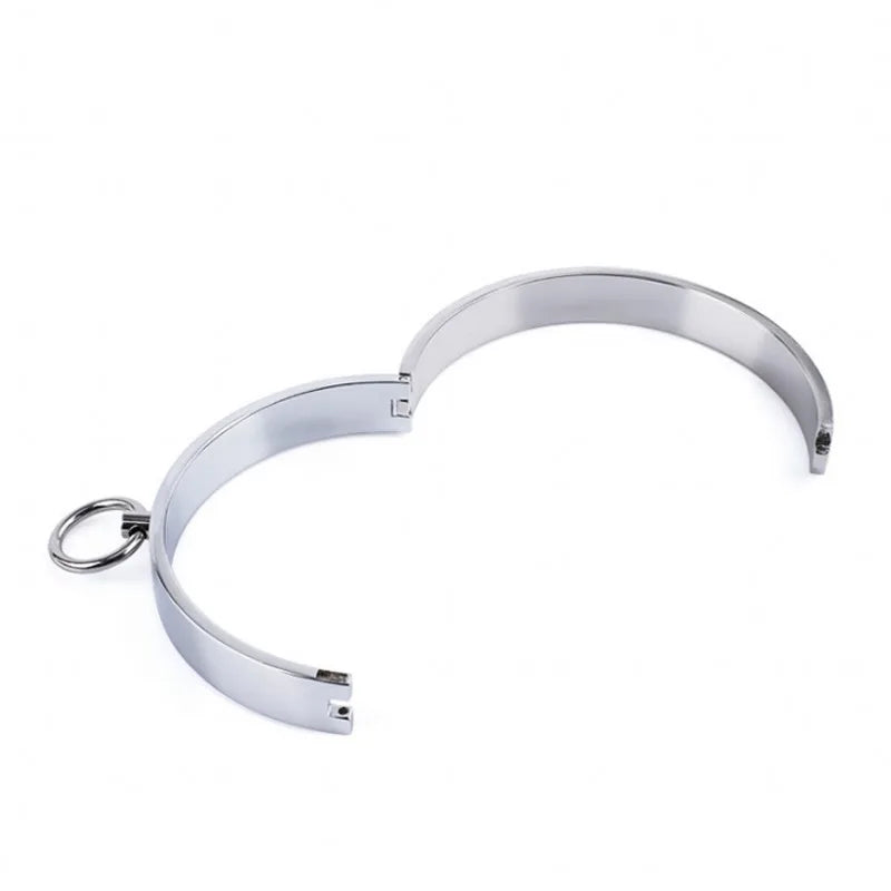 Metal Neck Ring Sex Collar Adult BDSM Slave Role Play Metal Collar For Men Sex Games Couple Sex Bondage Drop Shipping