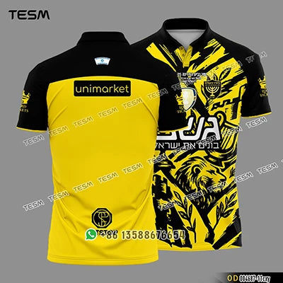 Sports POLO Shirt Summer Men Casual Short Sleeve Lapel Printed T-shirt Striped Retro Fashion Top Outdoor Team Breathable POLO