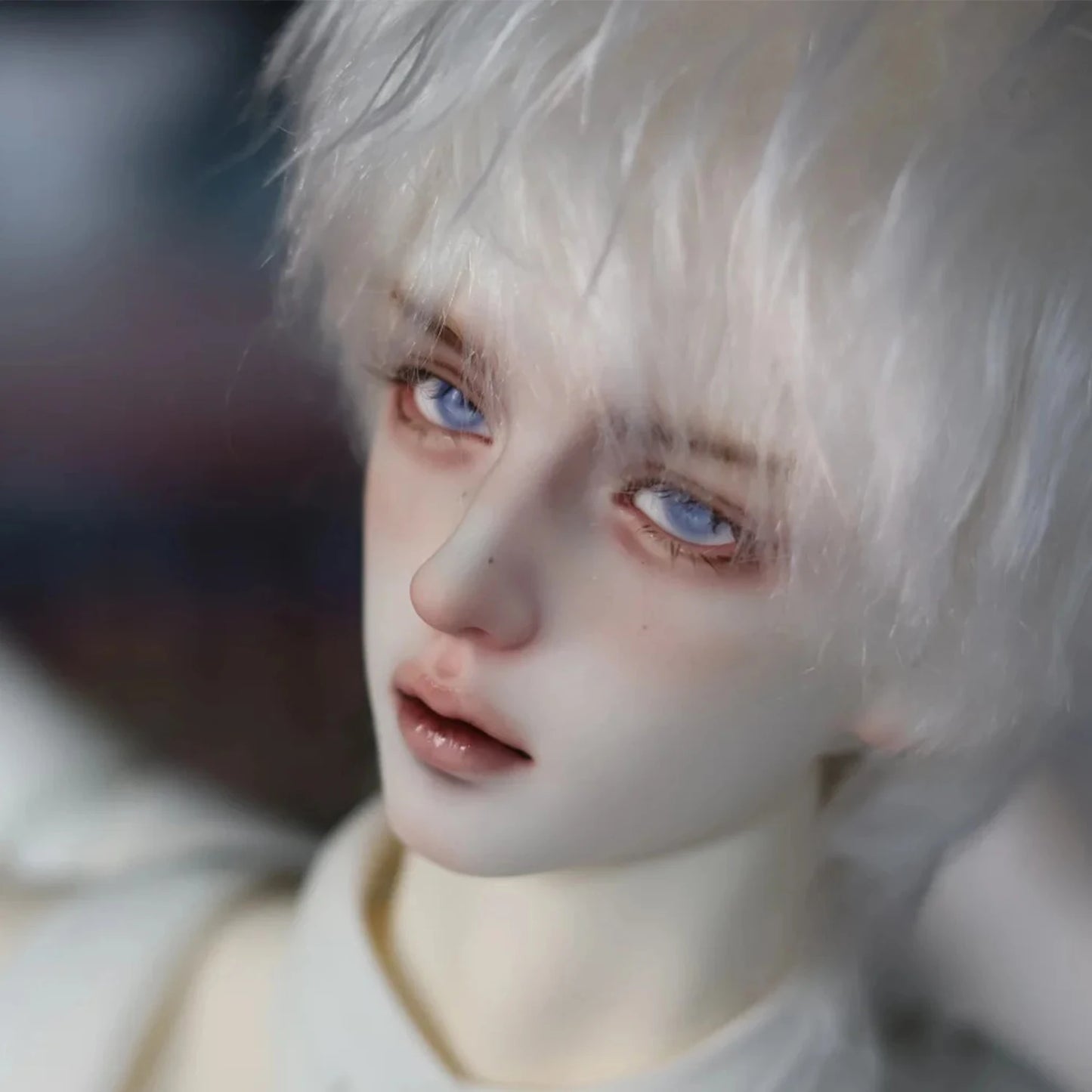 ML Eric 1/3 Ball Jointed Doll Head Divine Gentle Youth Male Faceup Unpainted Resin Head Sculpt Anime Style Doll Toy