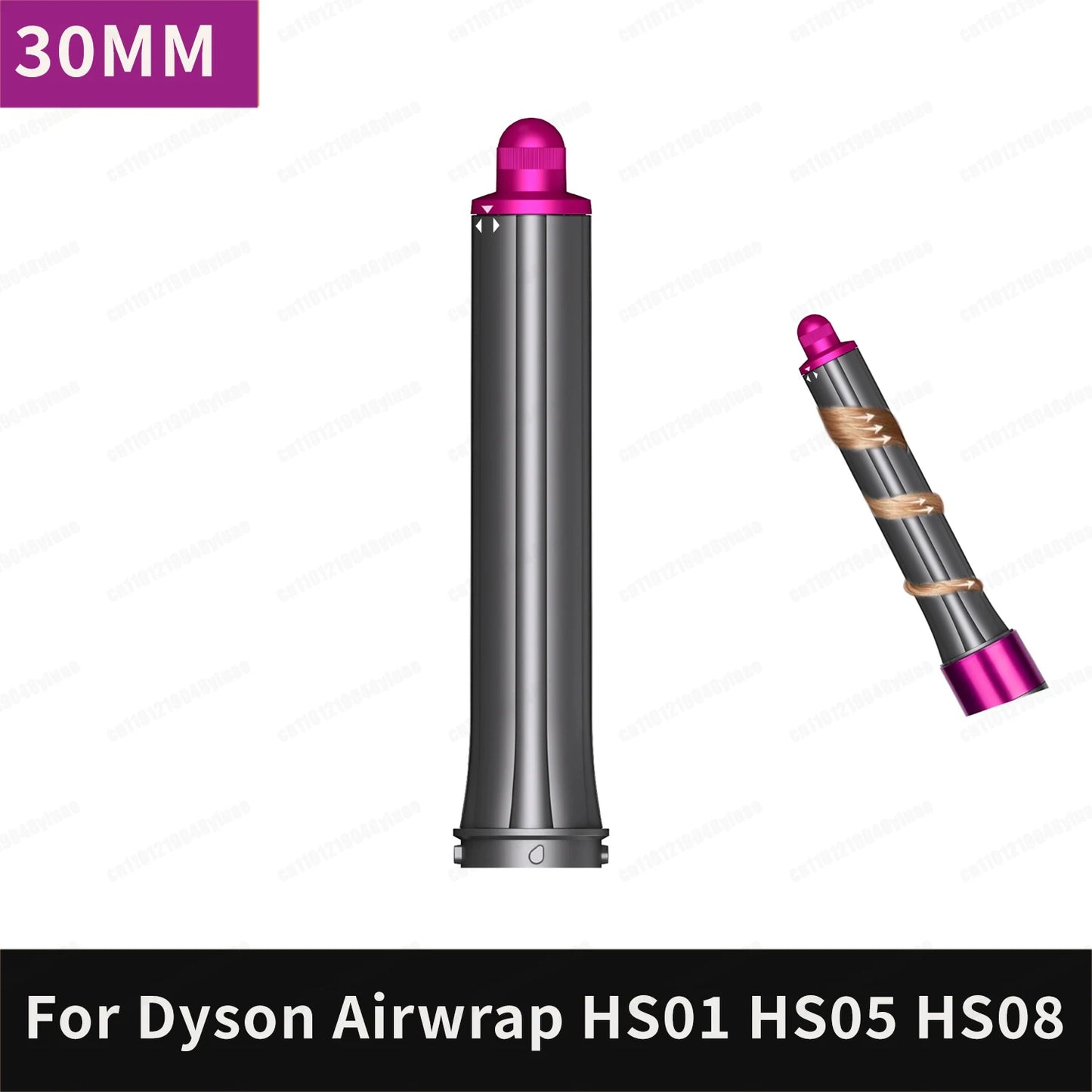 20/30/40mm Conical Long Hair Barrels Attachment Compatible For Dyson Airwrap HS01/05/08 Auto-Curling Iron Curler Voluminous Wave
