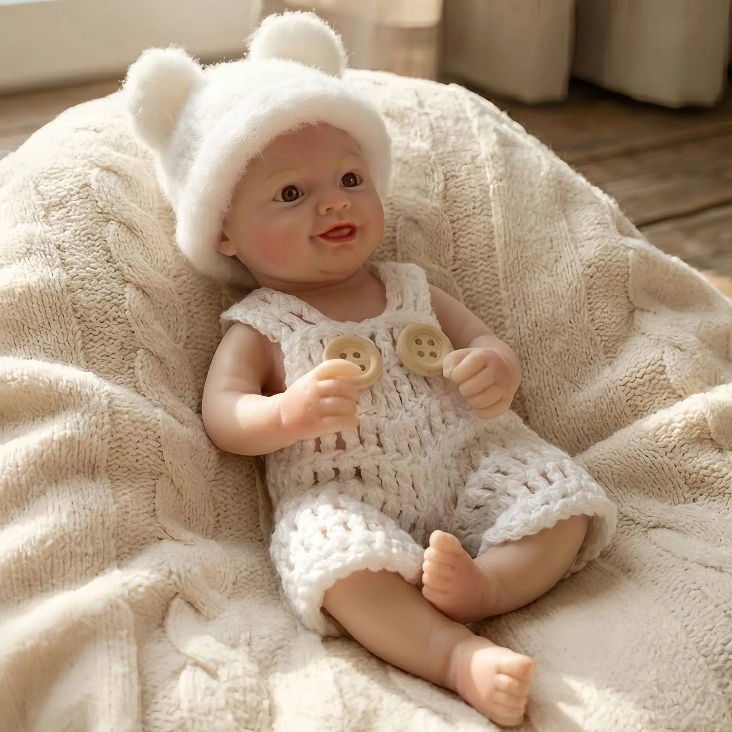 1 pc/ 2 styles 6 Inch Full Body Silicone Mini Reborn Boy Doll Handmade Lifelike Newborn Doll bebe reborn de silicona