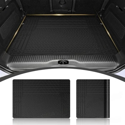 120X80CM Trunk Mat for Car Waterproof PVC Cargo Liner Free-Cutting Anti Scratch Trunk Protection Cover for Suv Sedan