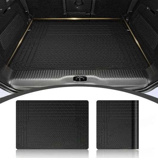 120X80CM Trunk Mat for Car Waterproof PVC Cargo Liner Free-Cutting Anti Scratch Trunk Protection Cover for Suv Sedan