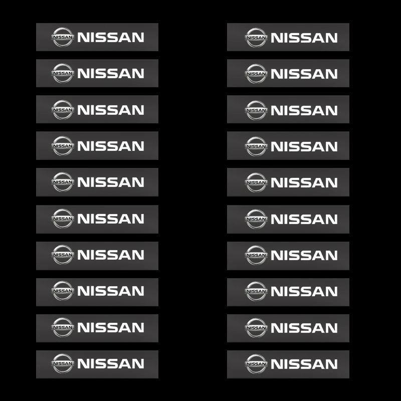 Car logo, interior stickers, central decal decoration For Nissan Qashqai X J10 J11 Trail Tiida Teana Skyline Juke X-trail Almera