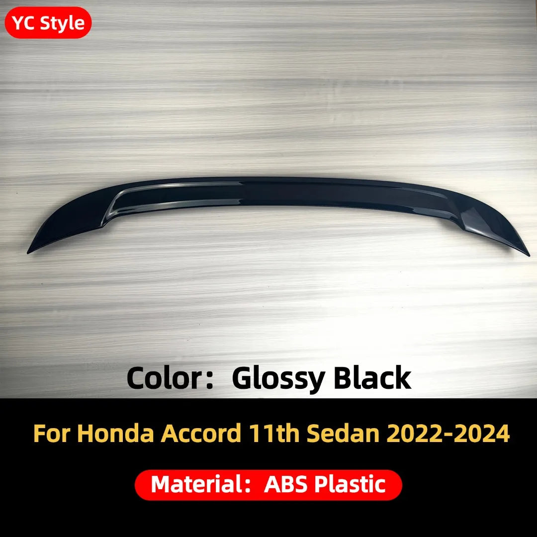 Air Deflector Boot Lip Rear Spoiler Wing Airfoil For Accord Honda 11th Gen Sedan 4 Door 2022-24 Car Styling Tuning Accessories