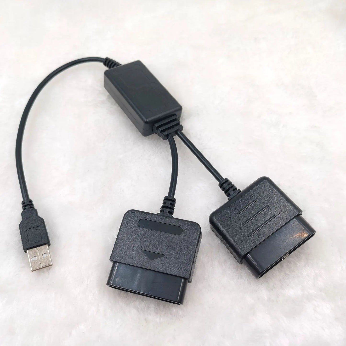 Gamepad Cable for Sony PlayStation PS2 to PS3 Console PC USB Extention Core for Computer Game Player Controller Cable Adapter
