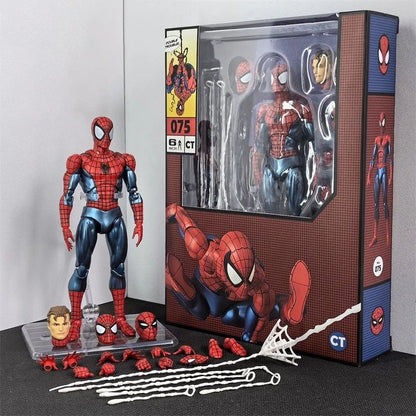 Ct Toys Mafex 075 The Amazing Spider-Man Comic Ver Mafex 185 Movable Action Figure Collectible Model Toy Gift For Anime Fans