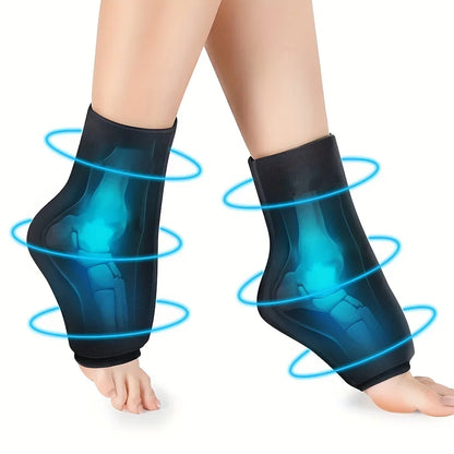 Swelling Relief Insole Reusable Gel Ice Pack For Feet - Hot & Cold Therapy Ideal For Achilles Tendonitis Plantar Fasciitis
