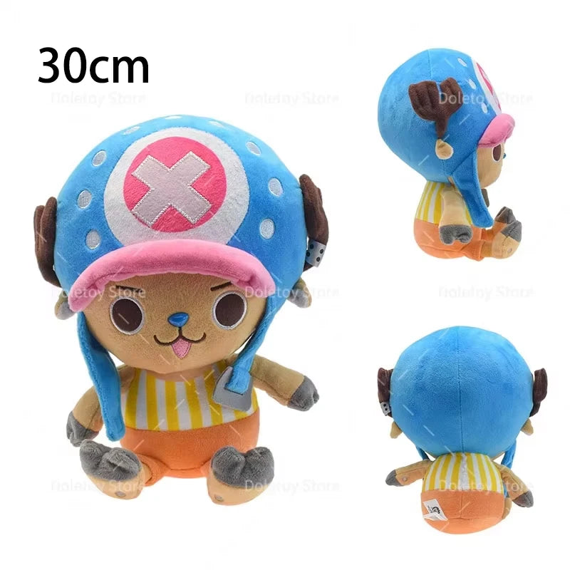 New Original One Piece Plush Luffy Chopper 30cm Cute Face Tony Tony Chopper Stuffed Anime Doll Toy Birthday Gift