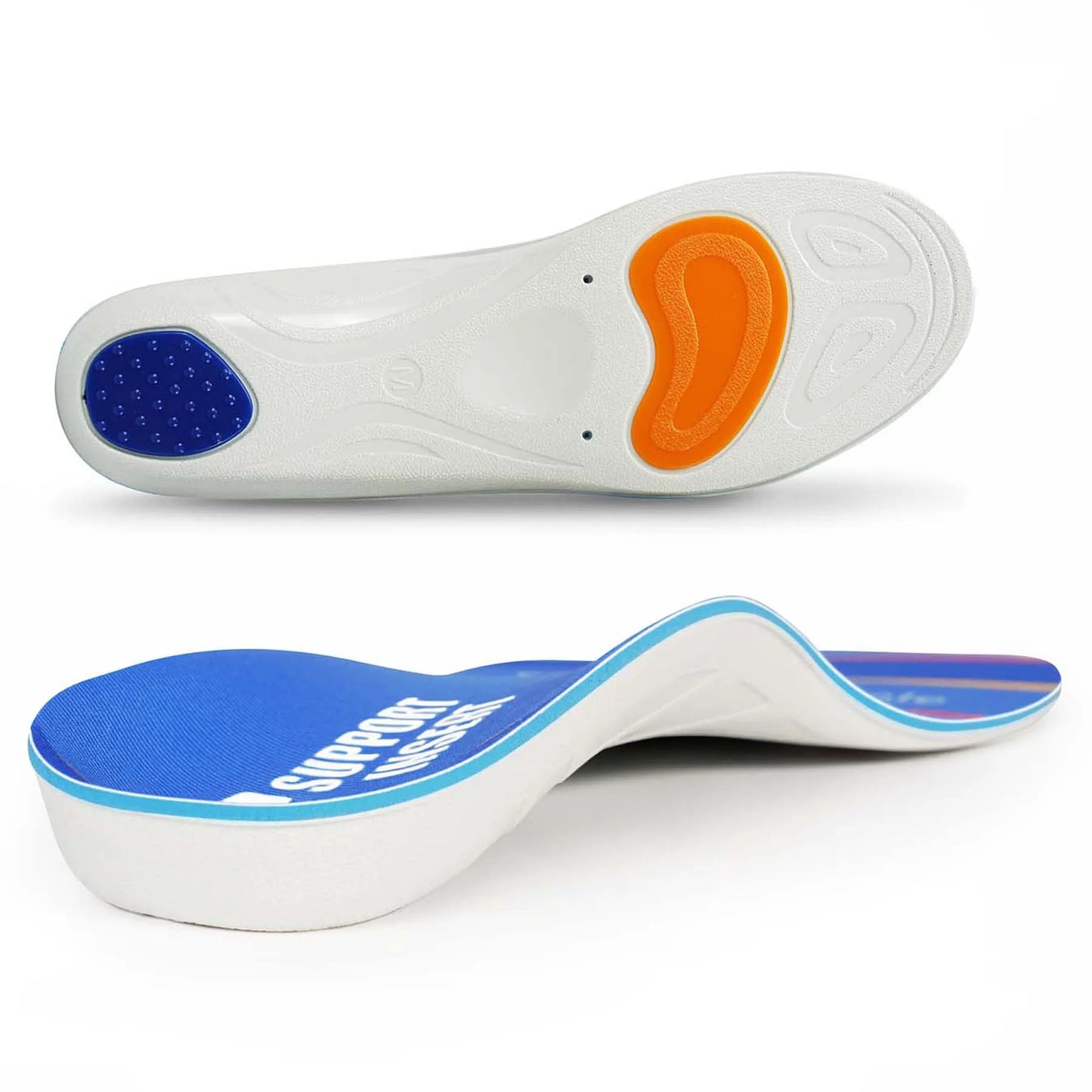 Orthotic Flat Feet Arch Support Insert Plantar Fasciitis Gel Running Insoles Men Women Comfort Standing All Day Foot Pain Relief