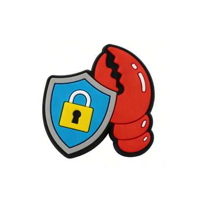 16Pcs Tech Lobster Croc Charms Set, Cute Programmer AI Code Shoe Decorations, DIY for Clogs Sandals, Gift for Coders IT Geeks
