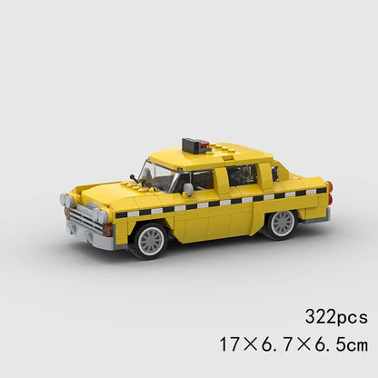 MOC Speed Sports Super Race Car Model Building Blocks Pickup Police Bricks City Racing Vehicle SUV Technical Rally Sport Toy