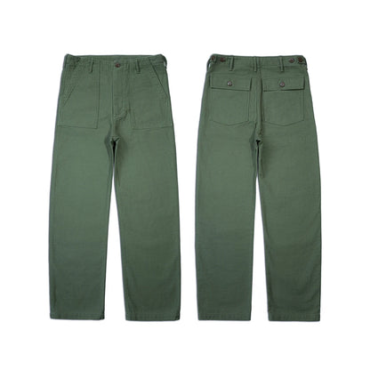 Red Tornado 15oz Sateen OG-107 Utility Pants Vintage Workwear Men's Military Style Casual Trousers Army Green