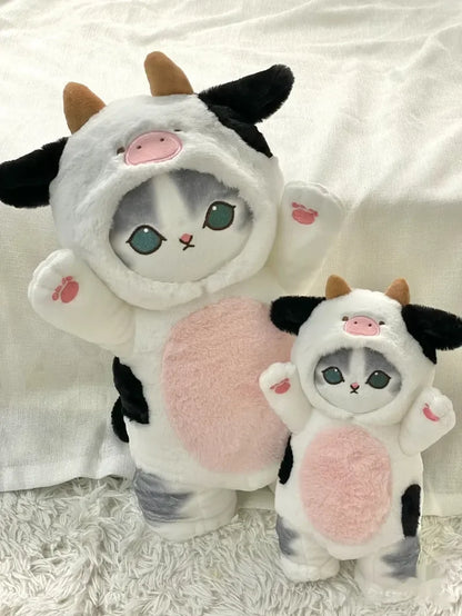 30/50cm Mofusand Kawaii Cos Cat Kawaii Animal Plushies Cosplay Animals Dinosaur Cow Bear Cute Plush Doll Children Gift Toy