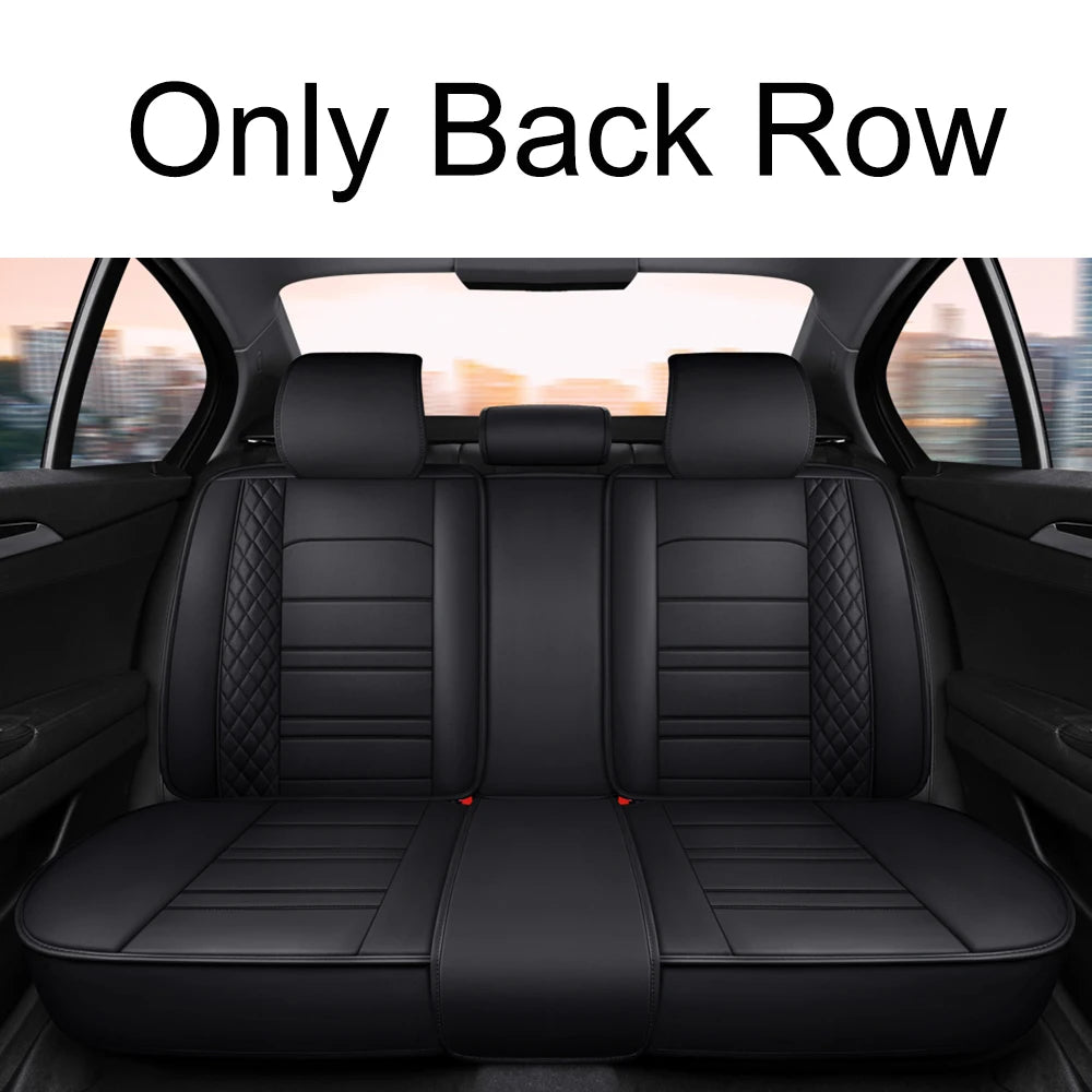 Full Coverage Pu Leather Car Seat Covers for HONDA Civic City CRV CRZ Accord Elysion Fit Jade Jazz Car Accessories