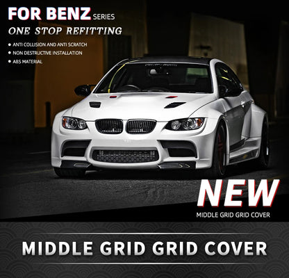 Front Bumper Grille For Mercedes Benz C W204 Sport Racing Grill AMG GT 2007 2008 2009 2010 2011 2012 2013 2014 Facelift