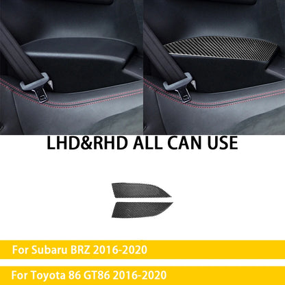 For Subaru BRZ Toyota 86 GT86 2017 2018 2019 Carbon Fiber Car Accessories Gear Shift Cup Holder Air Conditioning Trim Sticker