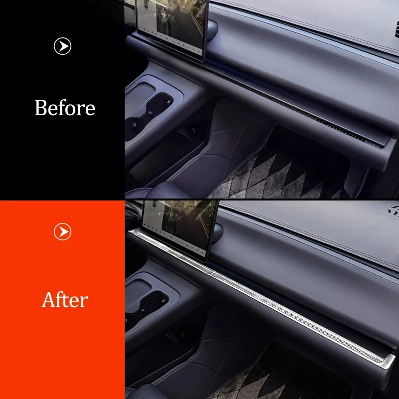 For Leapmotor C10 Car Front Center Console Grille Dust Cover Air Conditioning Vent Protective Durable Car Interior Accessories