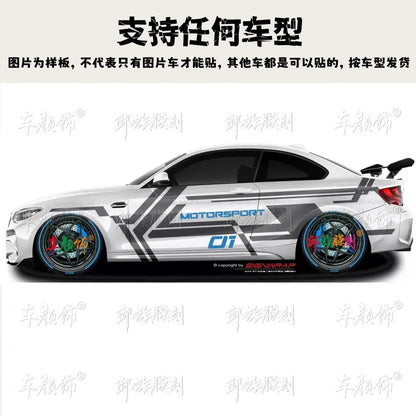 Car Vinyl stickers body decoration sporty Customized racing decals modified accessories FOR BMW 3 4 5 Series M2 M3 M4 M5