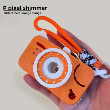10-in-1 Click Decompression Toy – Push Button EDC Fidget Cube, ADHD Sensory Stress Relief Desk Toy & Backpack Keychain Pendant,