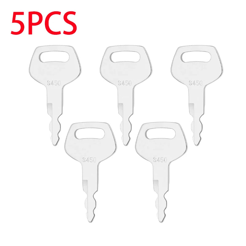 Ignition Starter Keys For CASE JCB SUMITOMO LINKBELT S450 Master Plant Excavator Digger Keys