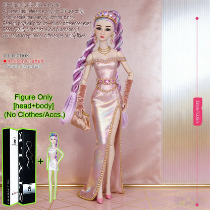 BJD MJD 1/6 Realistic Supermodel Doll 12.6 Inch Ball Jointed Articulated Posable Collectible NoClothes