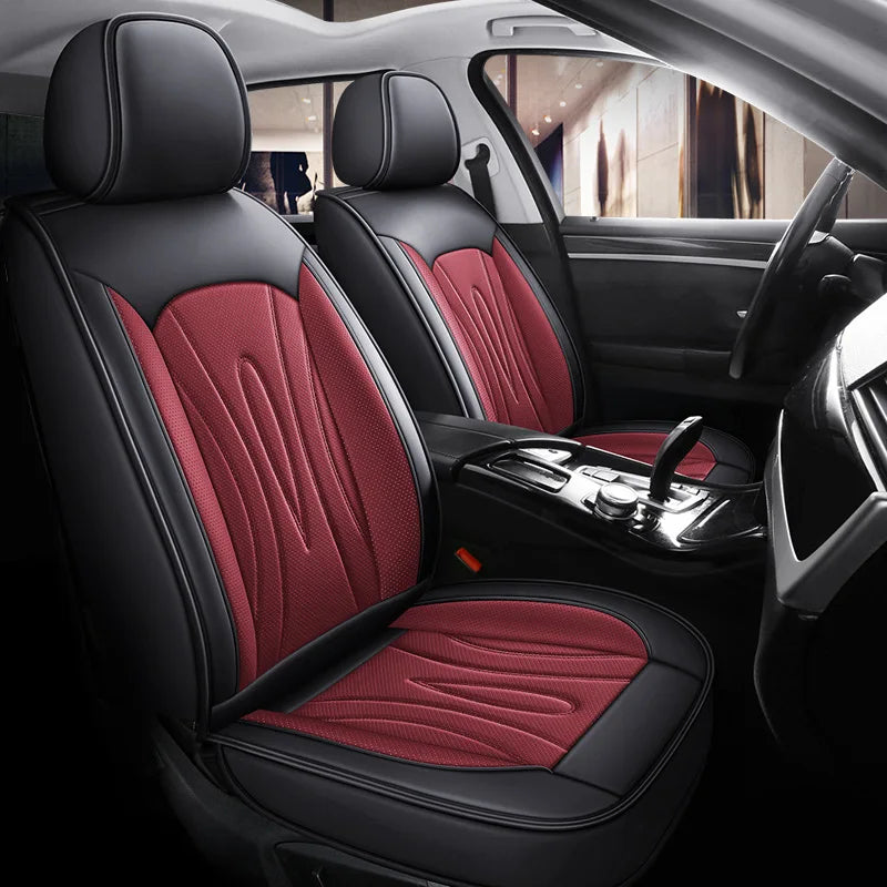Universal One-piece Seat and Split Seat Car Seat Full Cover Breathable Leather SUV Car Seats Cushion Full Cover Protection