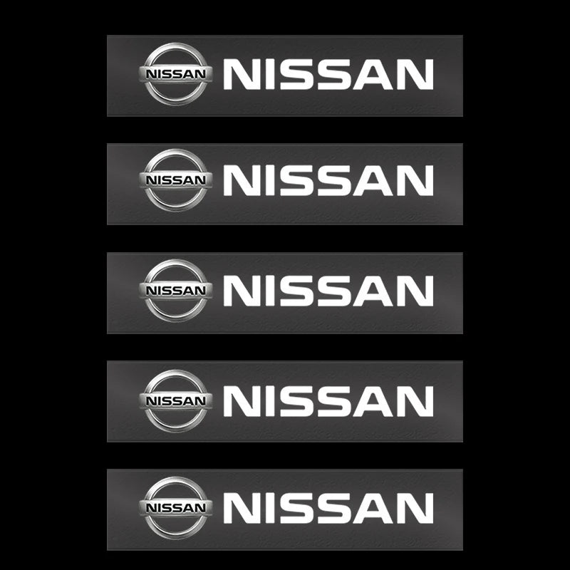 Car logo, interior stickers, central decal decoration For Nissan Qashqai X J10 J11 Trail Tiida Teana Skyline Juke X-trail Almera