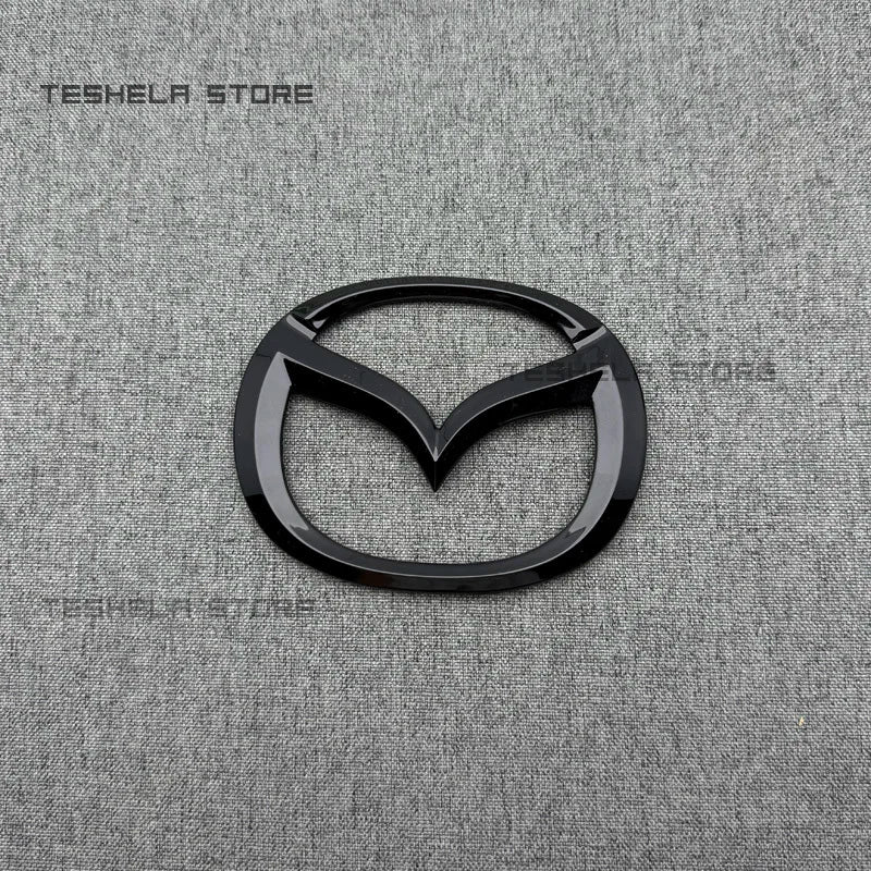 black/silver for MAZDA 6 Car Front Hood Bonnet Emblem Rear Tail Bumper Trunk Wheel Sticker Badge Styling auto Accessories