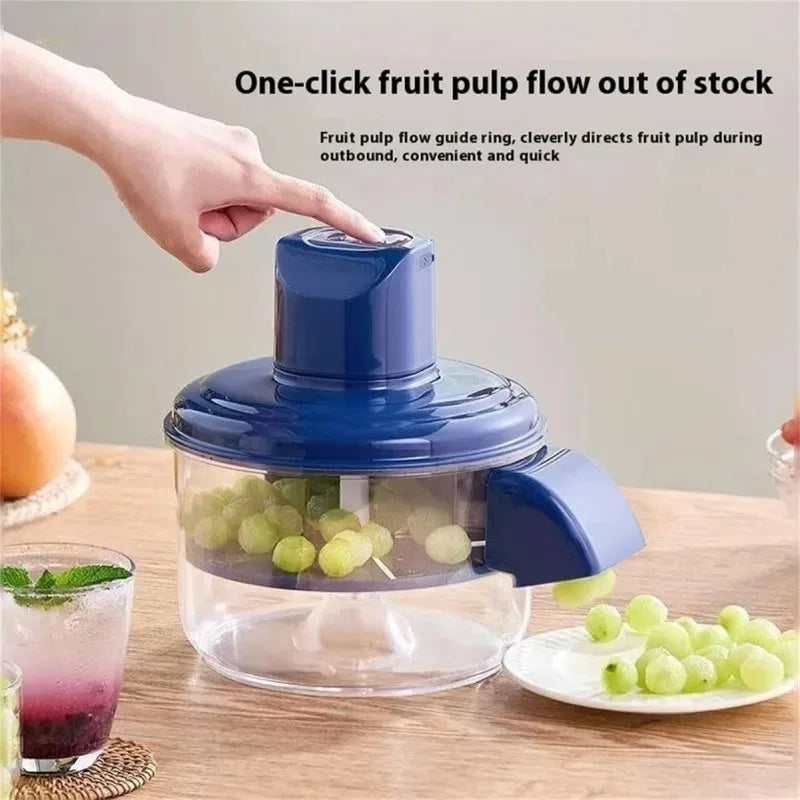 Automatic electric machine for peeling grapes, skin dissolving hands-free for berries and fruits, fruit preparation tool, easy p