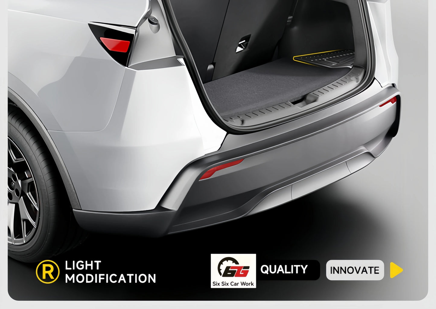 4PCS Trunk Organizer for Tesla Model YL Launch Refresh 2026 Rear Trunk Storage Bins Side Box Organiser TPE Accessories