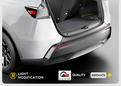 4PCS Trunk Organizer for Tesla Model YL Launch Refresh 2026 Rear Trunk Storage Bins Side Box Organiser TPE Accessories