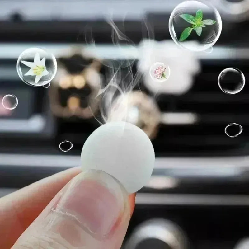 Solid Car Air Freshener Tablets Refill Replacement Scent Tablets for Car Vent Clip Diffuser Long Lasting Fragrance Ocean Flavor