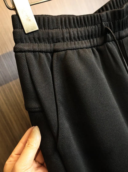 Outdoor Men's Goose down Pants Straight Leg Fashionable Warmth Windproof Autumn Winter Long Pants Casual Nylon Polyester