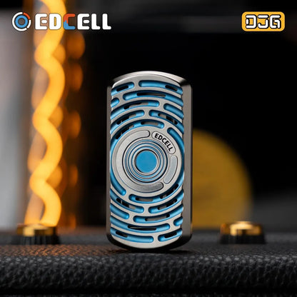 DJG & EDCELL Dexjelly Tuning Fork Poker Push Slider Anodic Oxidation Of Titanium Slider Fidget Stress Toys