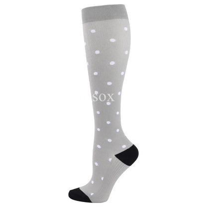 1Pair New Compression Stockings 20-30Mmhg Knee High Sports socks Fit Medical Varicose Veins Pregnant  Edema Diabetes Circulation