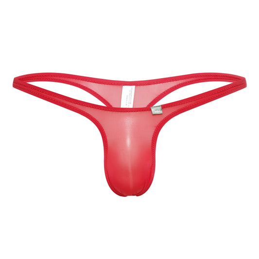 U＆I Men's Sexy Thong Underwear Ultra-Thin Micro-Transparent One-Piece Upward No Pouch Innerwear