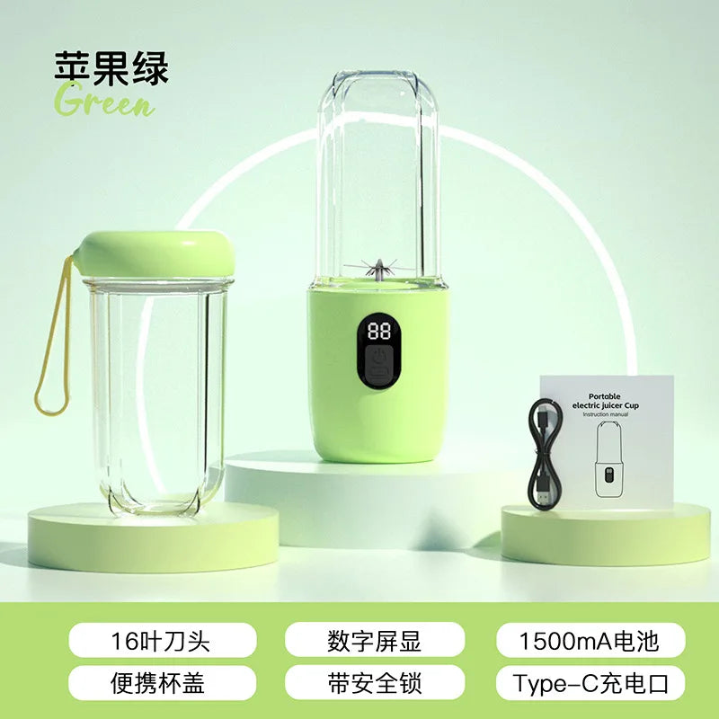 2026 New Portable Juicer Home Rechargeable Blender Small Electric Crushed Ice Juice Machine