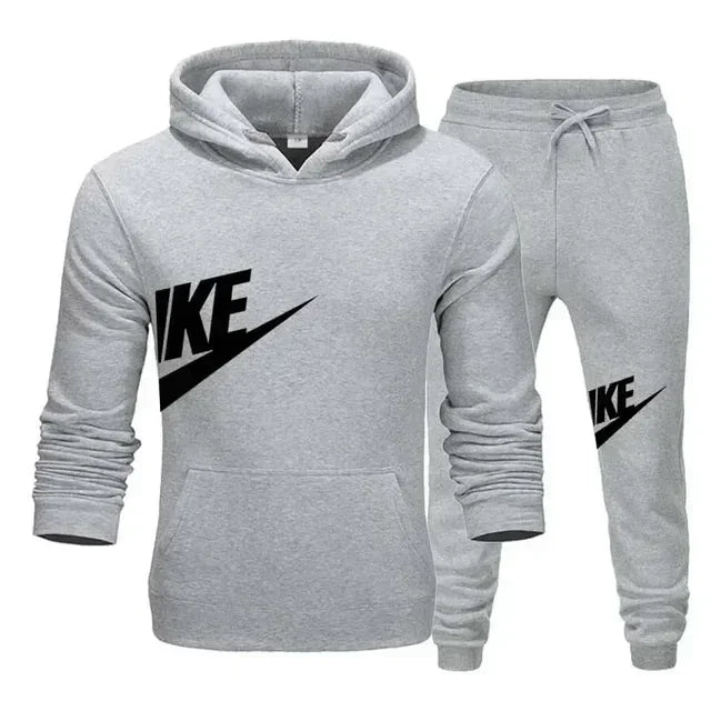 2025 Men's Sport Outfit, fashionable men's and women's casual suit hooded sweatshirt outdoor winter/spring sport hooded sweats
