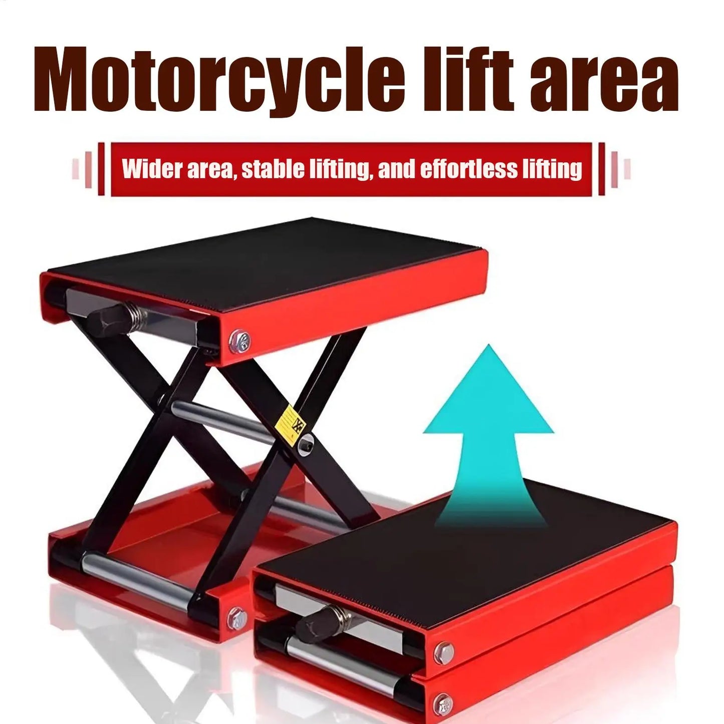 Motorcycle Lift Jack Motorcycle Hydraulic Lift Stand 00Kg Capacity Heavy Duty Hydraulic Lift Wide Deck Scissor Lift Jack Table
