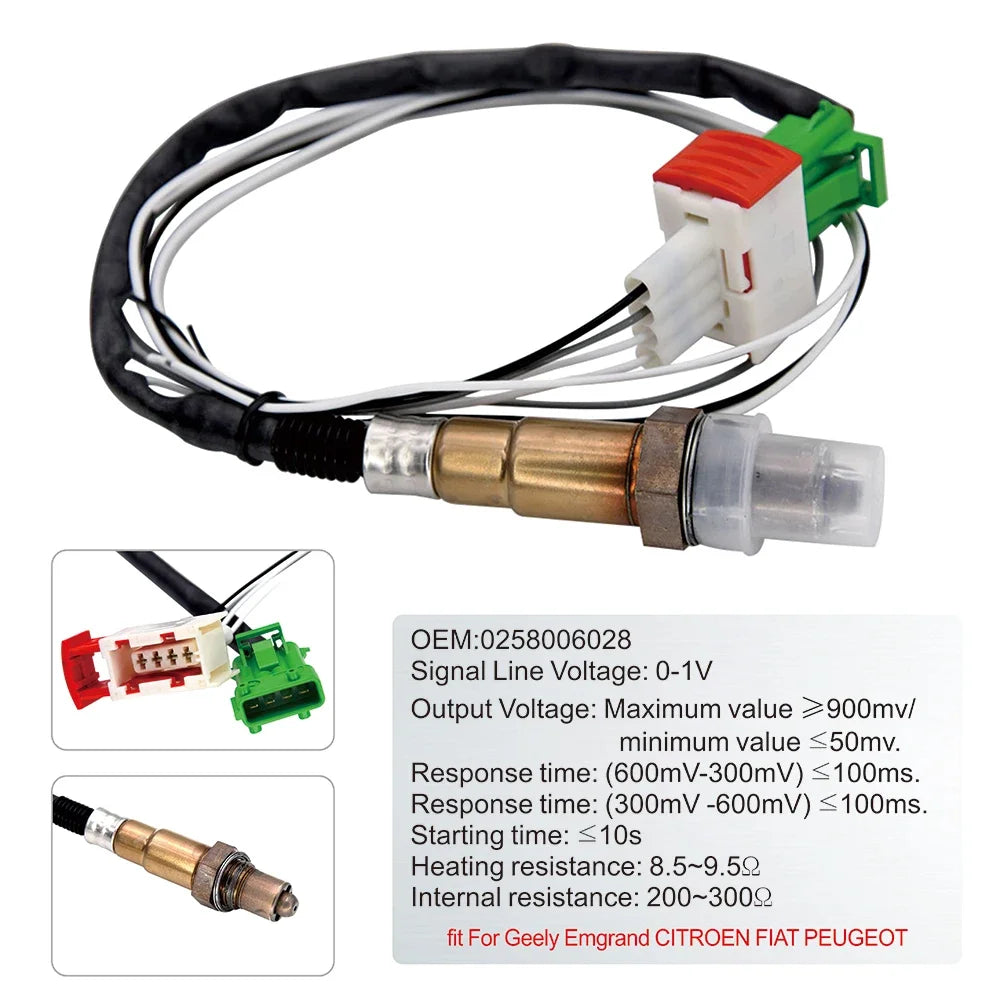 * 52MM Air Fuel Ratio Meter or With Narrowband O2 Oxygen Sensor LED Digital Gauge for Car Racing 12V