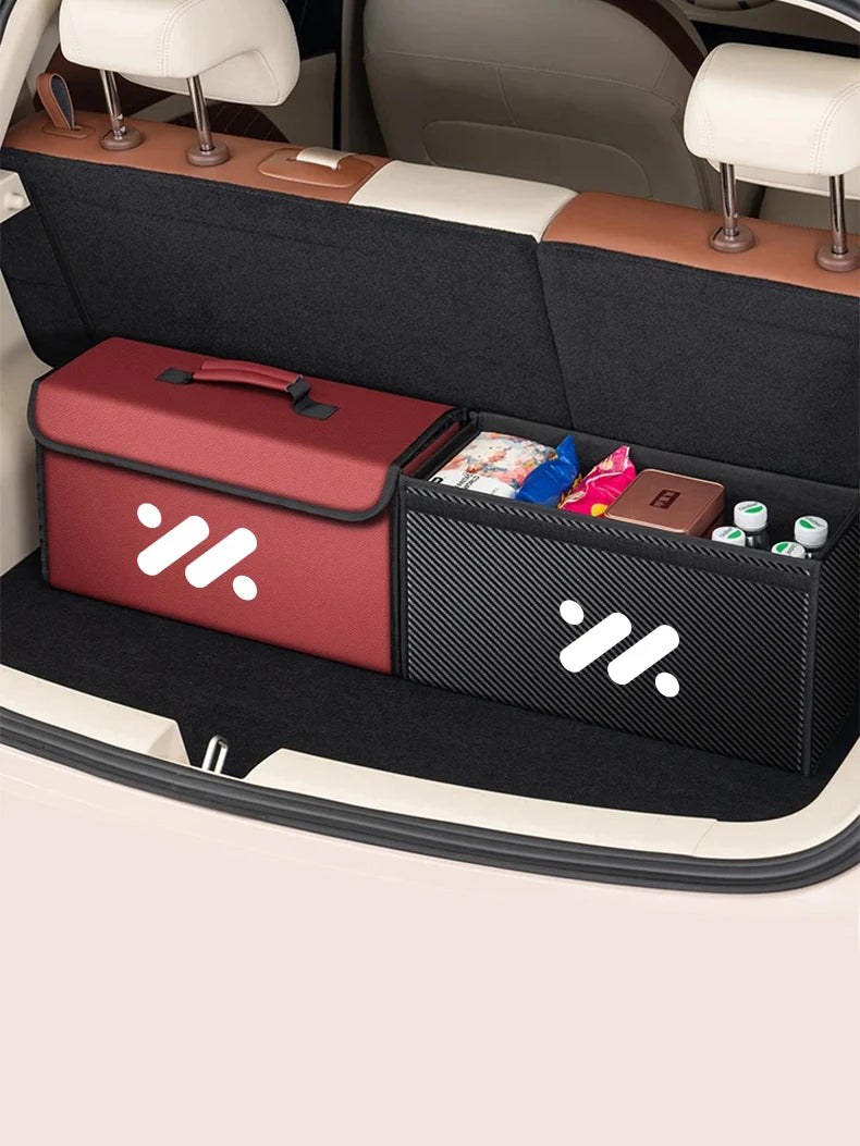 Car Trunk Storage Box Organizer Stowing Tidying Container Bag For IM LS7 L7 L6 LS6 IM6 IM5 LS9 2025 Leather Storage Accessories