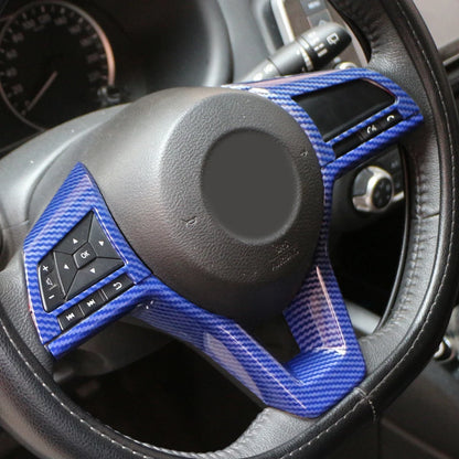 Car Steering Wheel Panel Cover Trim Sticker for Nissan Qashqai J11 Xtrail T32 Rogue Note Versa Kicks Juke Micra Leaf Sentra