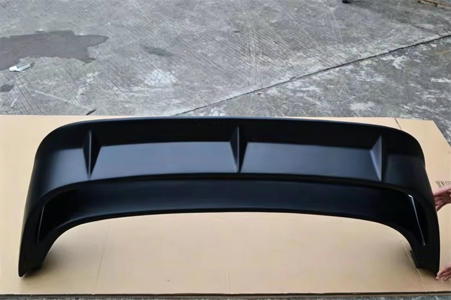 Carbon fiber Resin Rear spoiler tail wing for Peugeot 206 06-15 modify to WRC style car accessories