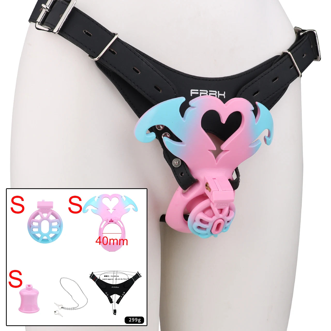 LICKER ABS Ventilate Chastity Cages Penis Bondage Cock Lock With Loyalty Belt BDSM Sex Toys For Men Gay Sissy Erotic Accessories