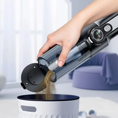Car vacuum cleaner wireless one-button dust dump high-power portable vacuum cleaner large suction mini handheld vacuum cleaner