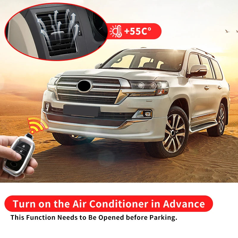 Remote Key Starter,For Toyota Land Cruiser 200 2016-2021 2020 2019 Interior Upgraded Modification accessories,body kit LC200