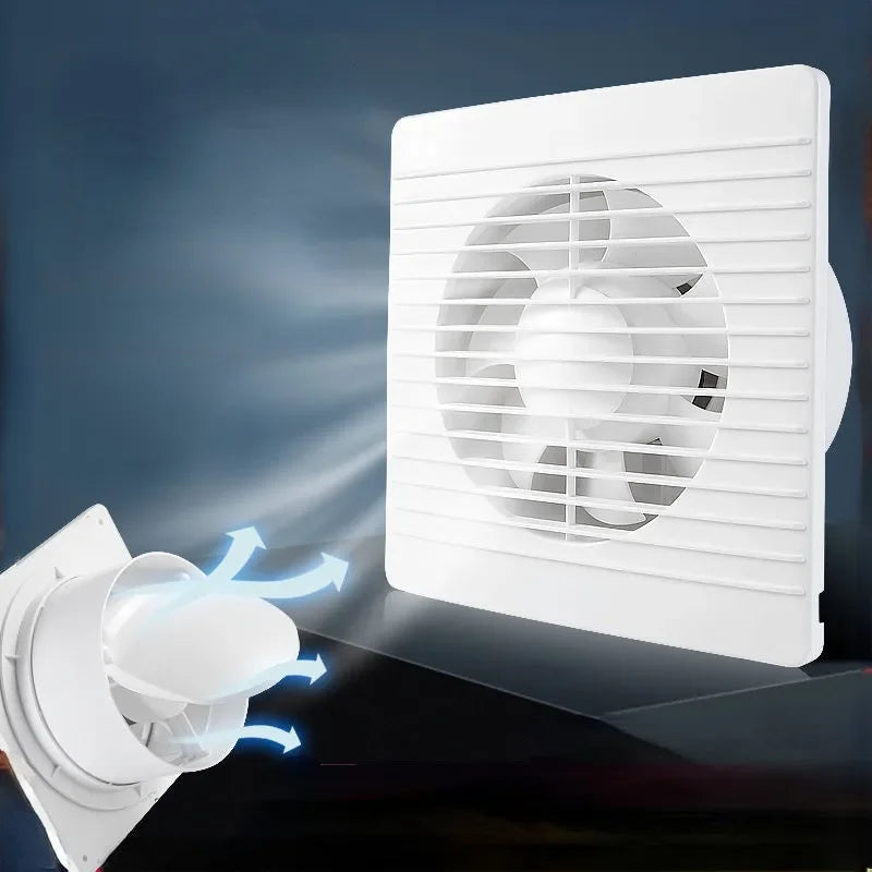 4"6"8" Exhaust fan toilet powerful mute exhaust fan household wall exhaust fan ventilation fan for dropshipping