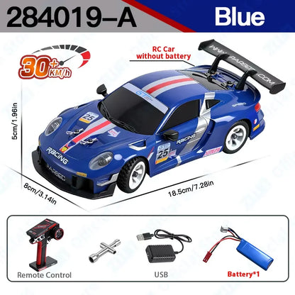 WLtoys 284019-A 284191 1:28 2.4G RC Car With LED Lights 4WD Gyro 30KM/H Remote Control Car Off-Road Drift Vehicle Toys For Kid