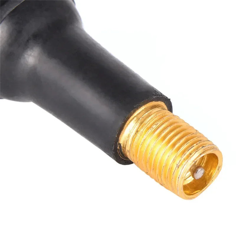 10Pcs TR413 Snap In Type Rubber Valve Tool Set Tubeless Tyre Valves Stems Rubber Valve Stems Car Accessories Parts Replacement
